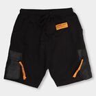 Boys' 100% Cotton Bermudas , काला, small image number null