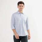 Men's Light Blue Regular Collar Casual Shirt, Light Blue, small image number null