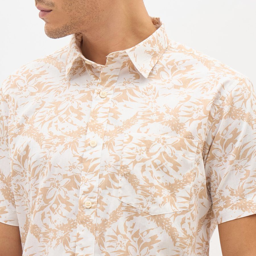 Men's Casual Shirt, Peach, large image number null