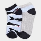 Boys' Socks (Pack of 2), Light Blue, small