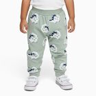 Infants Light Sage Green Dinosaur Printed Cotton Pyjama, हल्का हरा, small image number null
