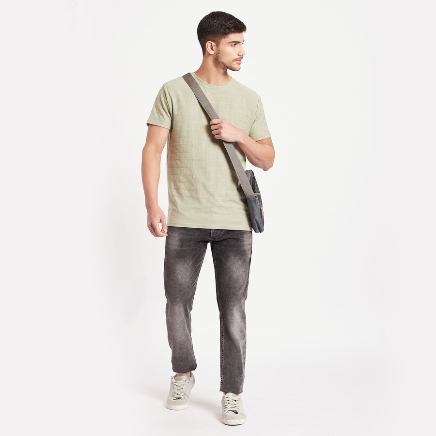 Round Neck T-Shirt, Light Green, large image number null