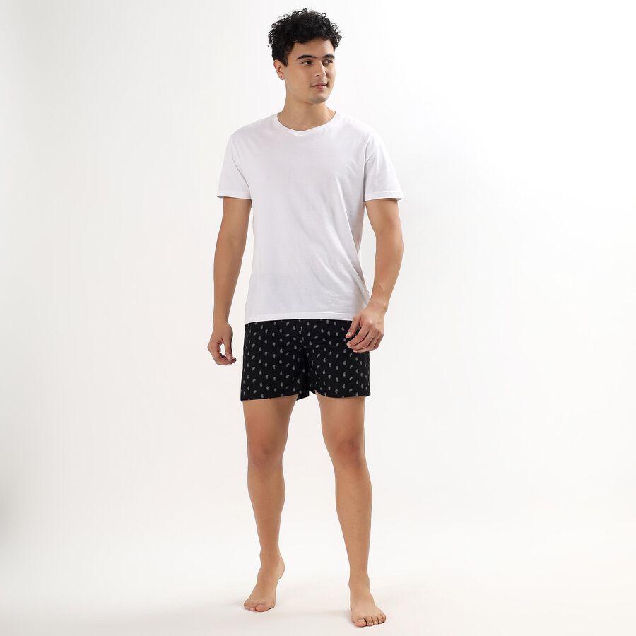 Men's 100% Cotton Boxers , Black, large image number null