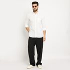Men's 100% Cotton Casual Shirt, White, small image number null