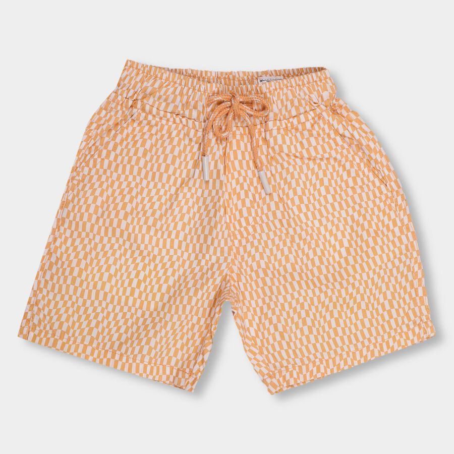 Boys' 100% Cotton Bermudas, Orange, large image number null