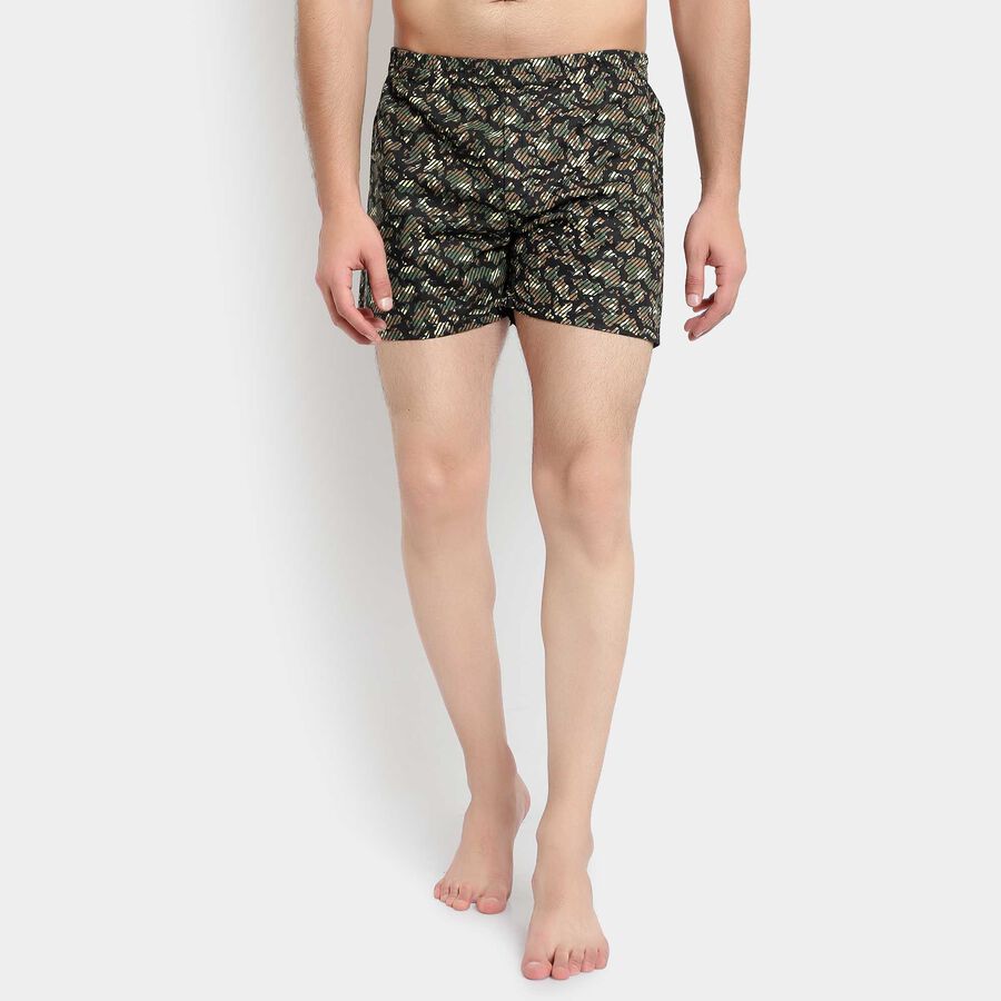 Cotton Printed Boxers, Light Green, large image number null