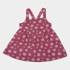 Infants' Fuchsia Cotton Minimalist Everyday Frock, Fuchsia, small