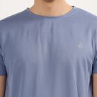 Men's Drifit T-Shirt , मध्यम नीला, small