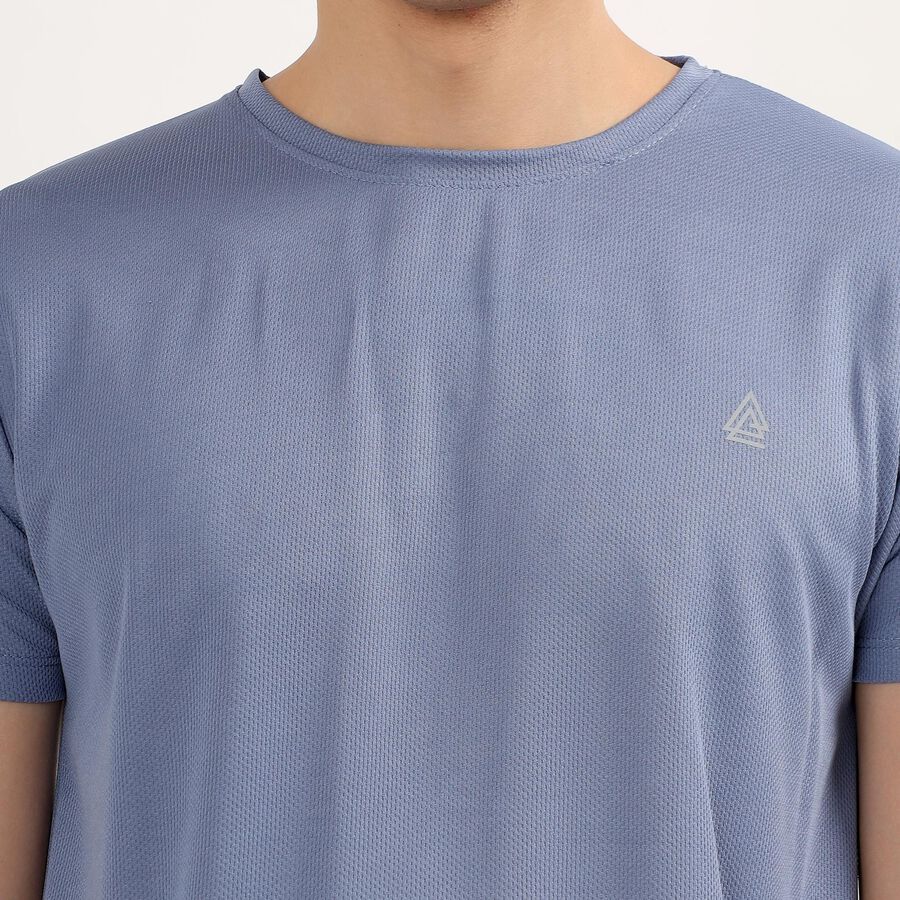 Men's Drifit T-Shirt , मध्यम नीला, large