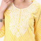 Ladies' Kurta, पीला, small image number null