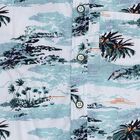 Infants Light Aqua Blue Cotton Half Sleeve Classic Casual Shirt, Light Blue, small image number null