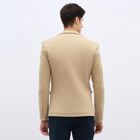 Men's Light Beige Slim Fit Single-Breasted Blazer, गहरा पीला, small image number null