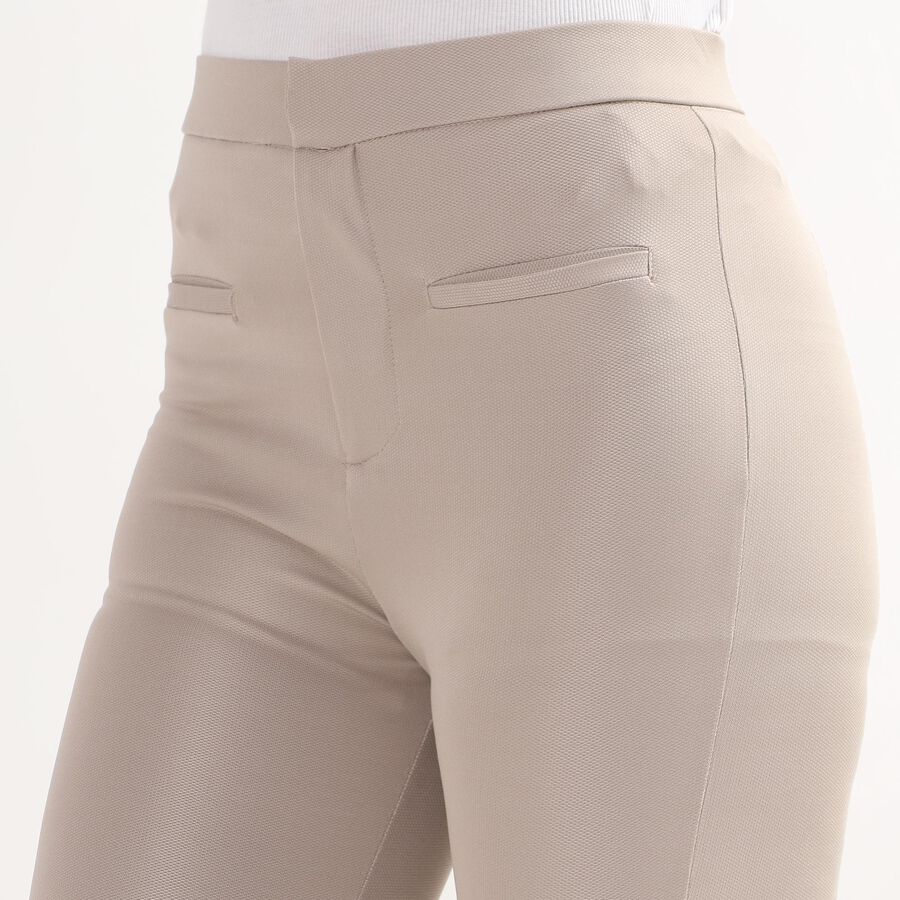 Ladies' High Rise Trouser, Beige, large image number null