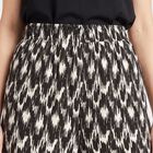 Women's Black Regular Fit Printed Palazzos, Black, small