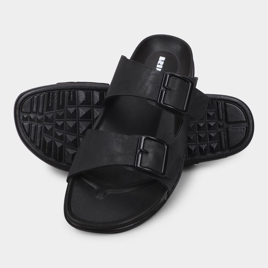 Men's Sandal, काला, large image number null