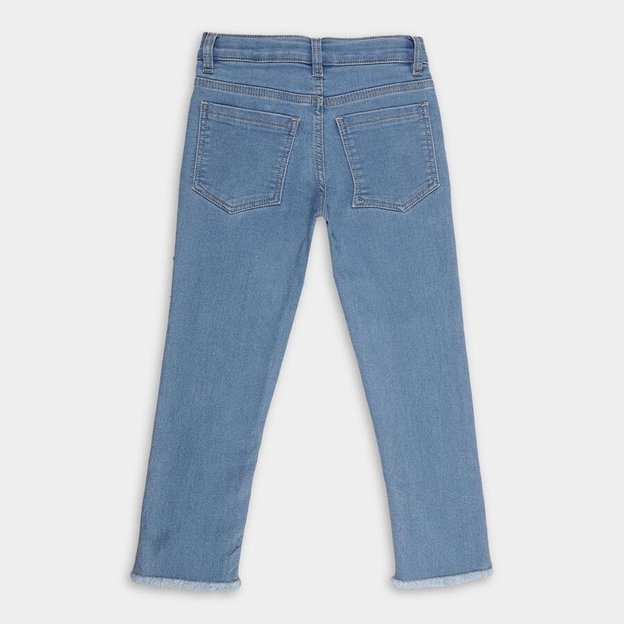 Girls' Jeans, Mid Blue, large image number null