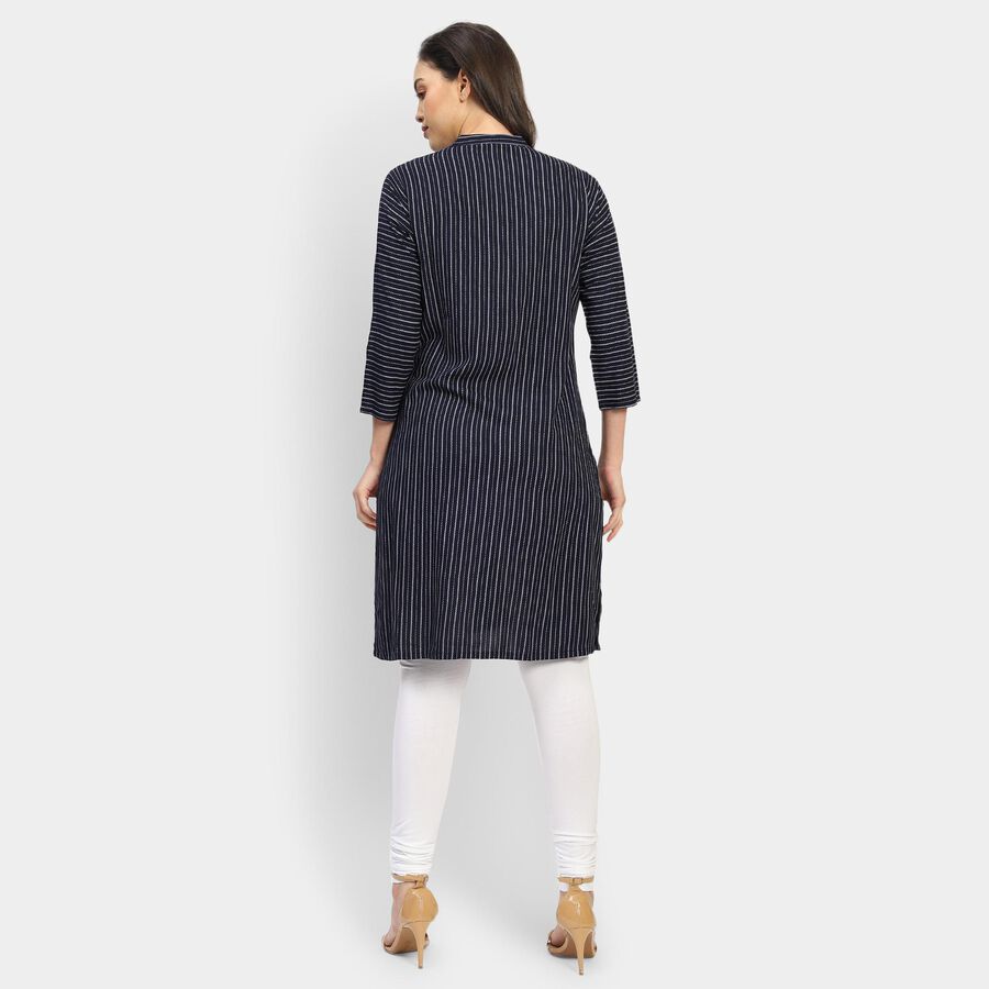 Ladies' Kurta, Navy Blue, large image number null
