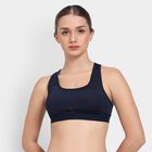 Ladies' Skinny Sports Bra, Navy Blue, small image number null