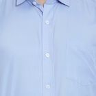 Solid Formal Shirt, Mid Blue, small image number null