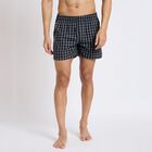 Men's 100% Cotton Boxers, Navy Blue, small image number null