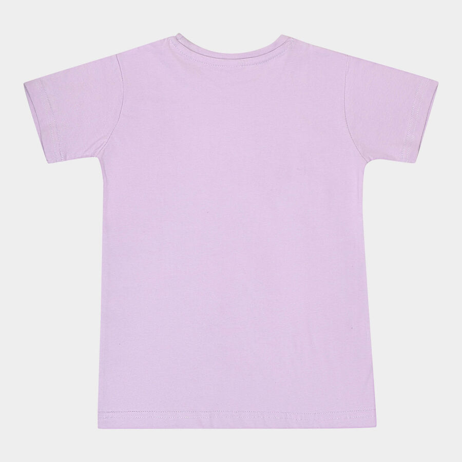 Boys Cotton T-Shirt, Lilac, large image number null