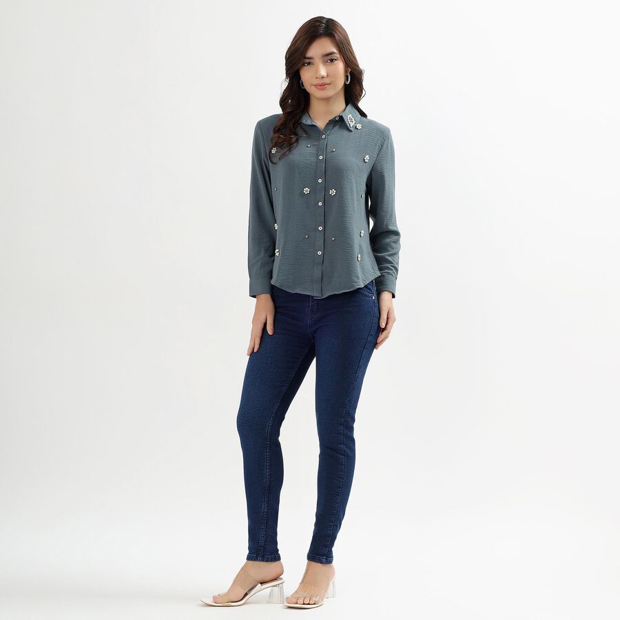 Ladies' Jeans, Mid Blue, large image number null