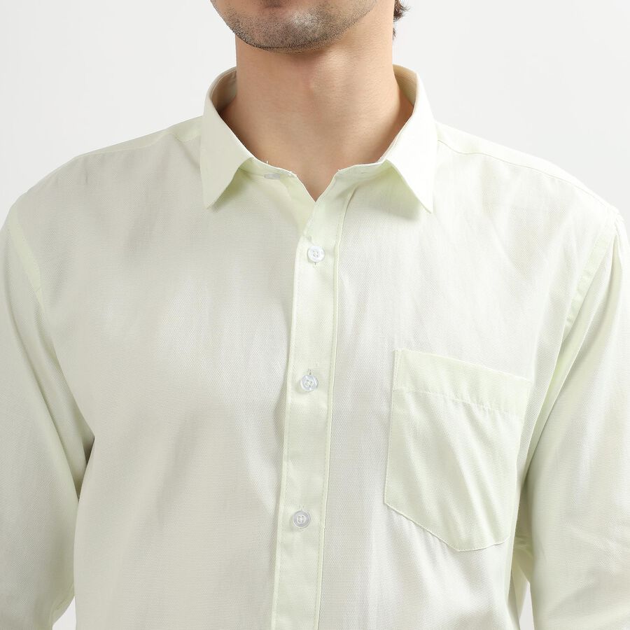 Men's Formal Shirt, Light Green, large image number null