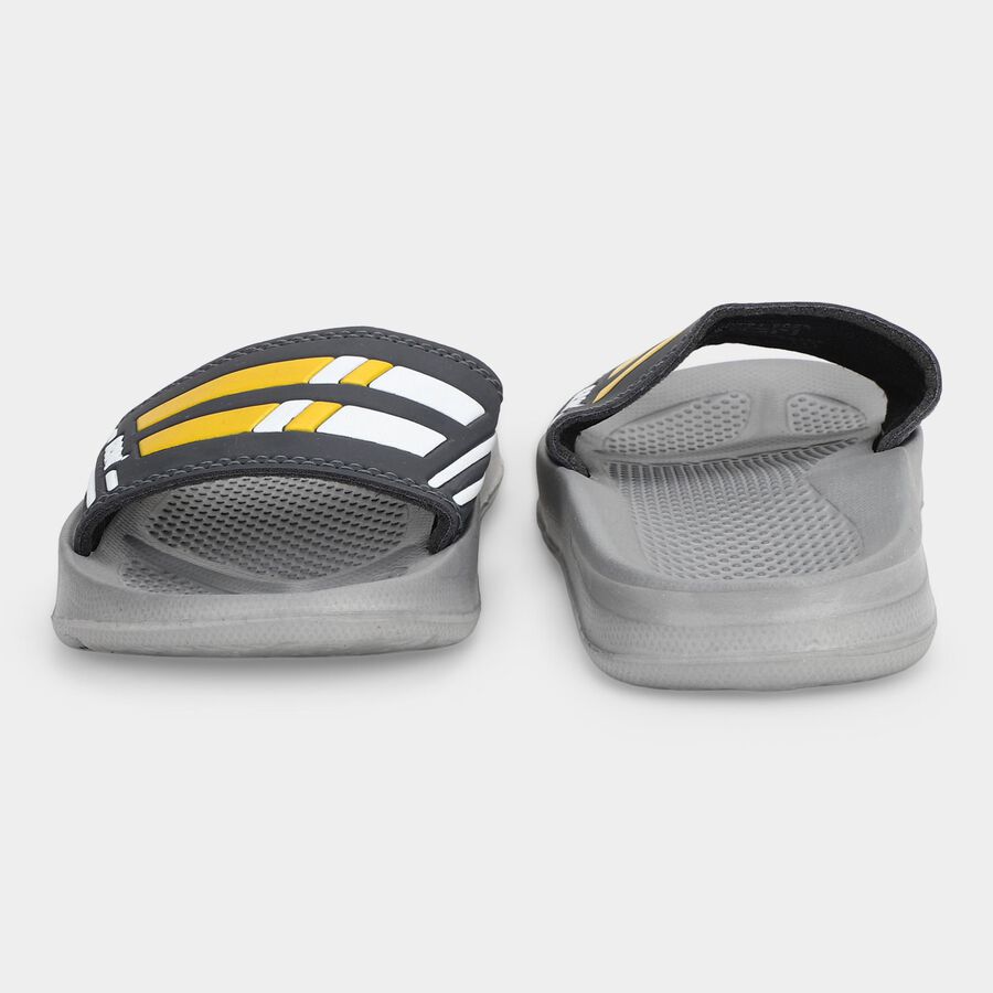 Boys' Slipper, Grey, large