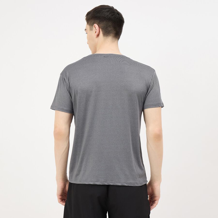 Men's Drifit T-Shirt, गहरा ग्रे, large