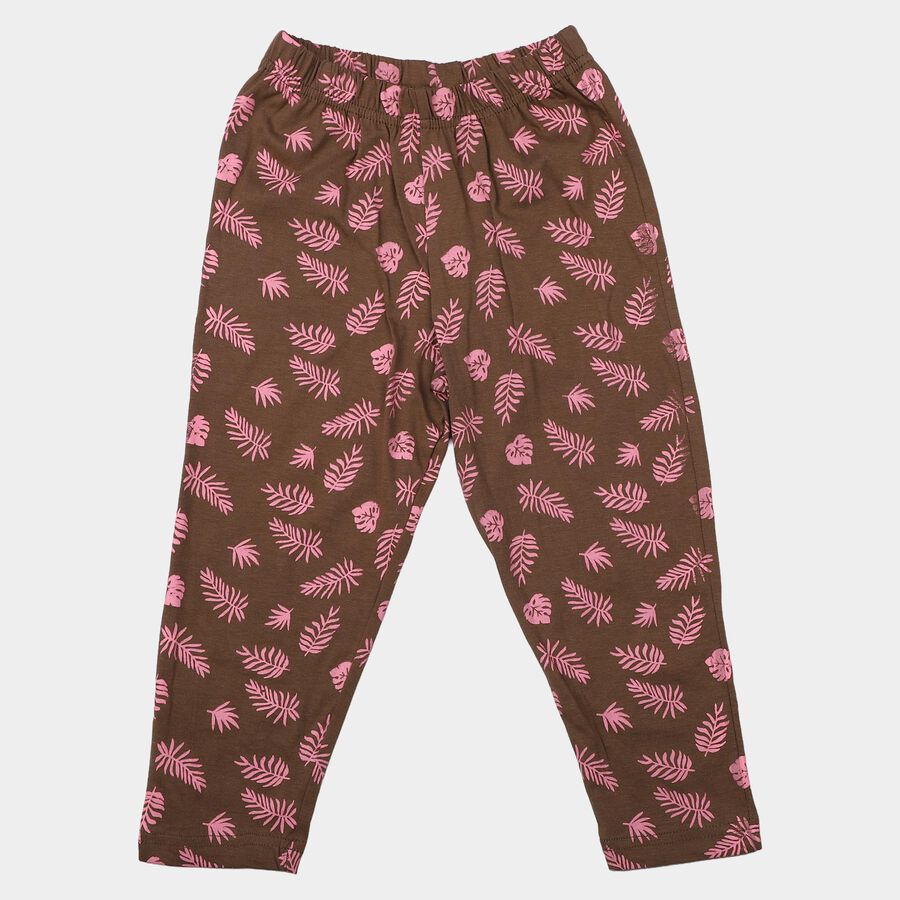 Girls' Pyjama, Brown, large