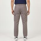 Men's Grey Slim Fit Cargo Trousers, Light Grey, small