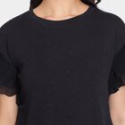 Ladies'  Crop  Top, Black, small image number null