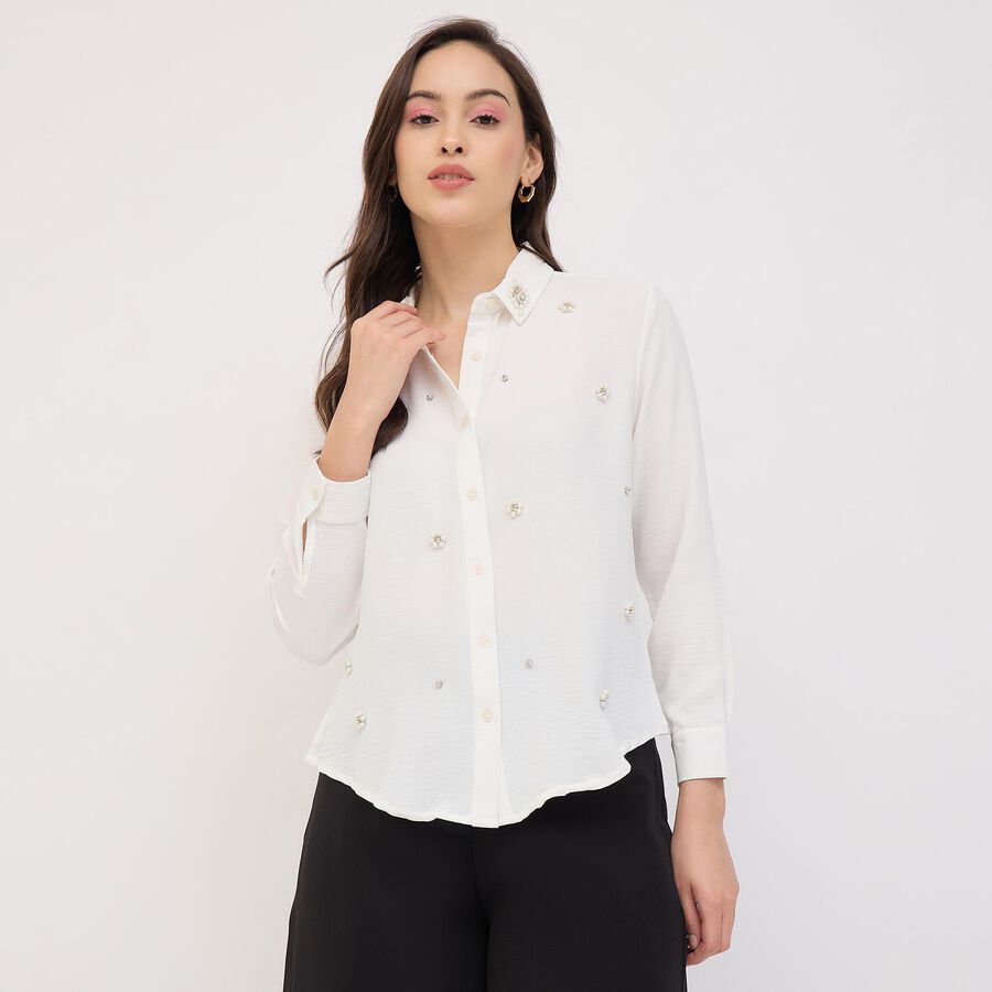Ladies' Shirt, White, large image number null