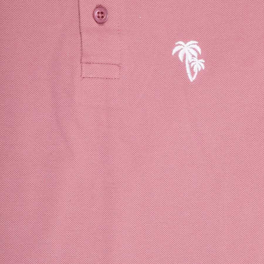 Boys' Half Sleeves T-Shirt, Pink, large image number null