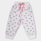 Girls' 100% Cotton Pyjama , सफ़ेद, small image number null