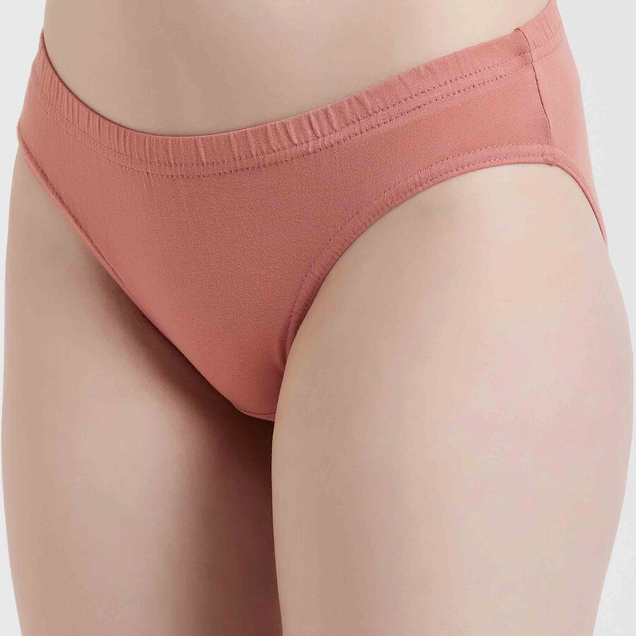 Solid Panty, Brown, large image number null