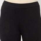 Solid Ankle Length Churidar, Black, small image number null