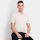 Men's 100% Cotton Collared Half Sleeves T-Shirt, गहरा पीला, small image number null