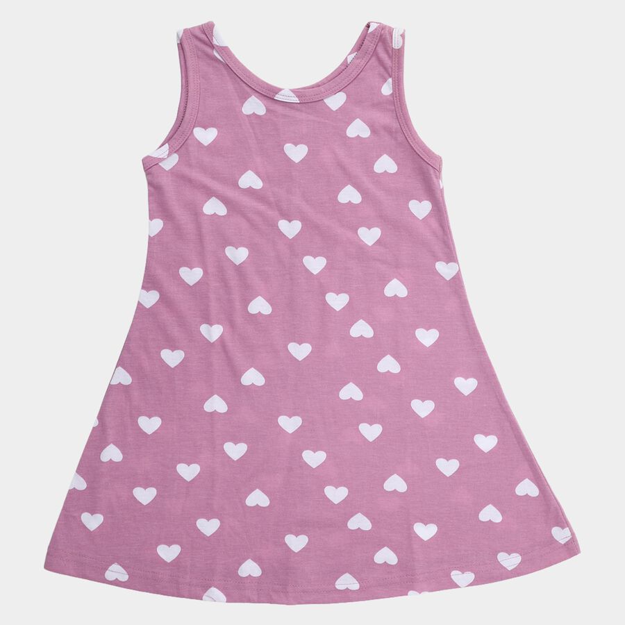Girls' Frock, Pink, large