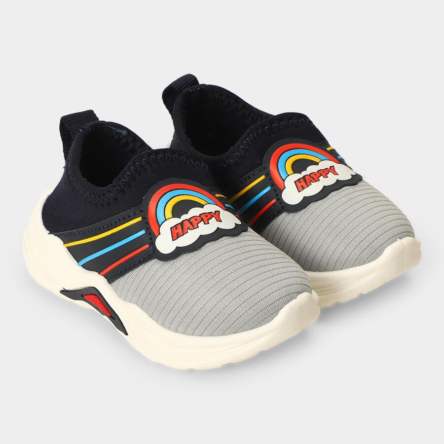 Boys' Shoes, ग्रे, large