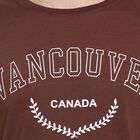 Men's Round Neck Half Sleeves T-Shirt , Brown, small image number null