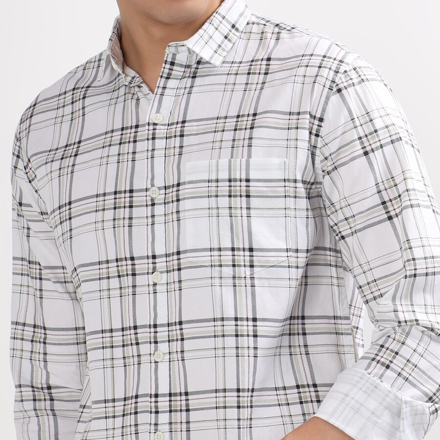 Men's Casual Shirt, White, large image number null