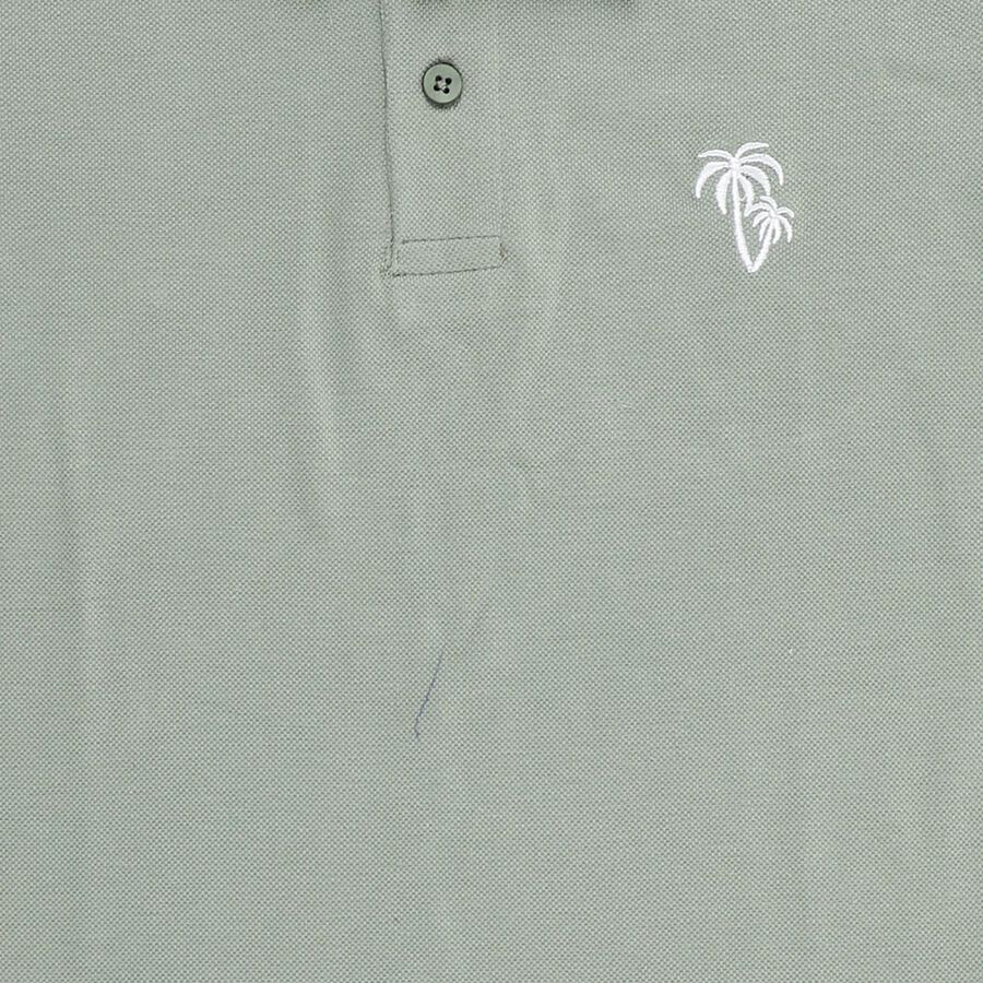 Boys' Half Sleeves T-Shirt, Light Green, large image number null