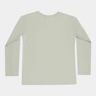 Girls Solid Top, Olive, small image number null