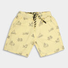 Boys' Cotton Bermudas, Yellow, small image number null