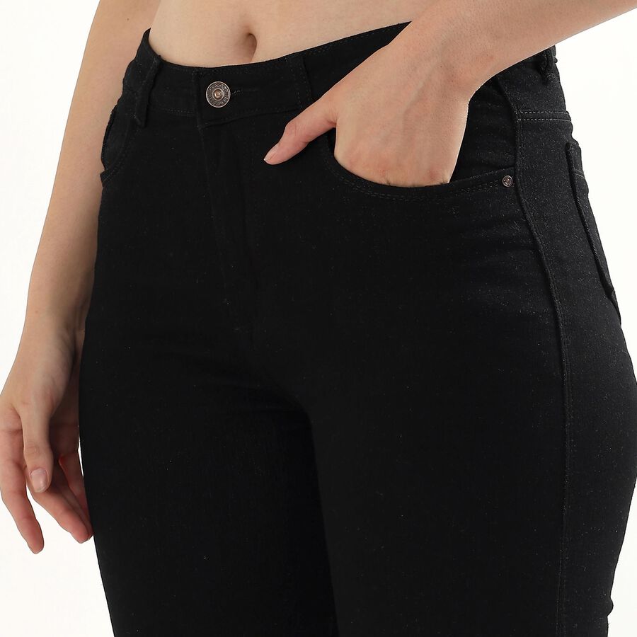 Ladies' Jeans, काला, large image number null