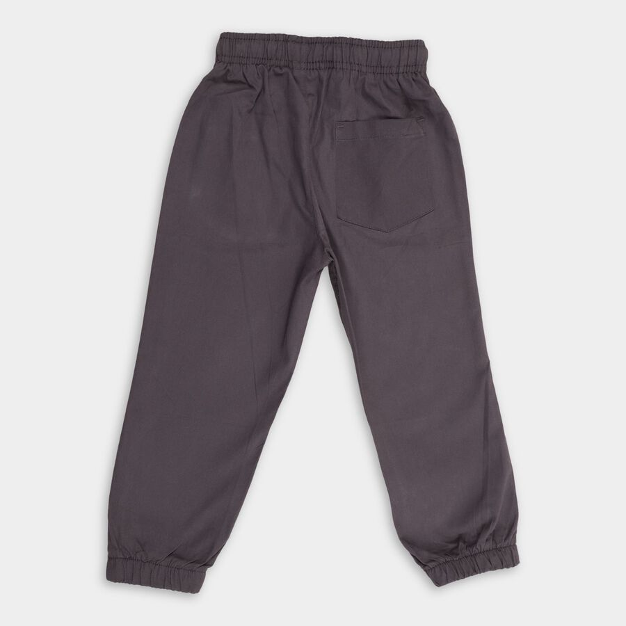 Boy's 100% Cotton Trousers , चारकोल, large image number null