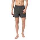 Men's Black Classic Fit Solid Boxers, काला, small