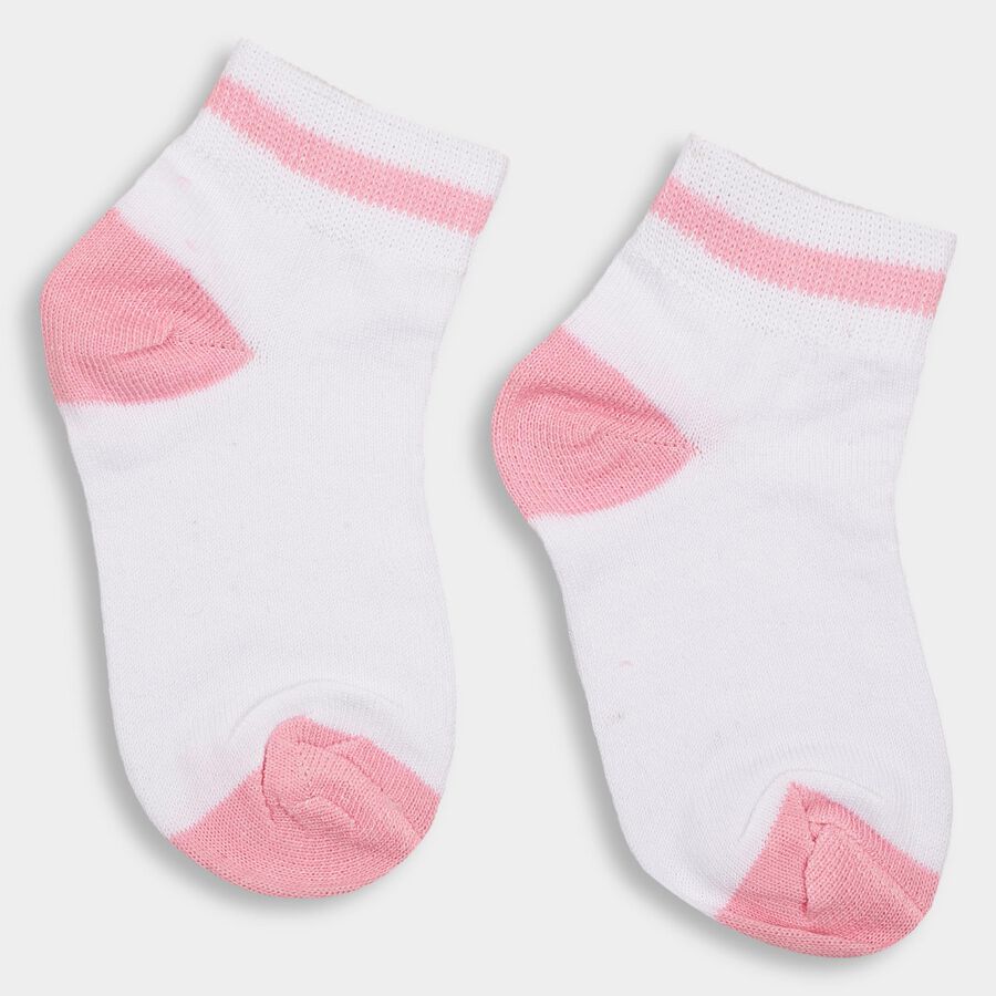 Girls' Socks , Off White, large image number null