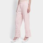 Ladies' 100% Cotton Palazzos, हल्का गुलाबी, small image number null